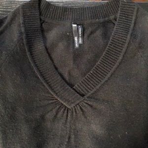 Black sweater V neck